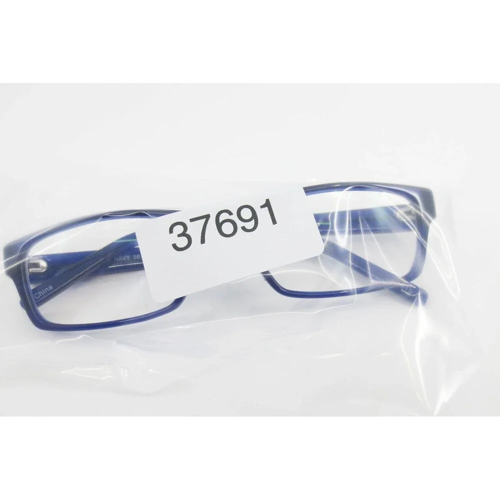 Navy Blue Rectangular Eyeglass Frames MP202213 56-17-145 Men Women Glasses